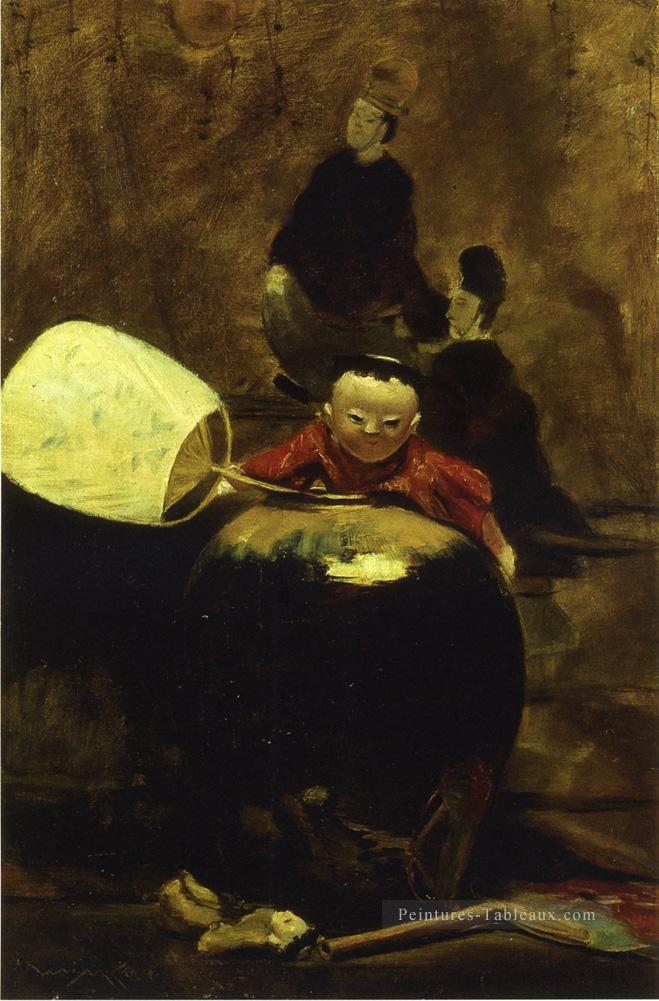 La poupée japonaise William Merritt Chase Peintures à l'huile